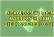 Haproxy ssl-hello-chk and check